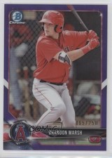 2018 Bowman Chrome Prospects Purple Refractor 65/250 Brandon Marsh #BCP182 l0x
