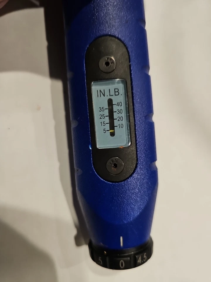 Micro Adjustable Torque Screwdriver, 1/4 Inch Hex Drive, 5-40 In Lbs Range - Image 2 of 3