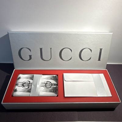 Gucci New Holiday Greeting Note Card Box Set VIP Gift Limited Edition