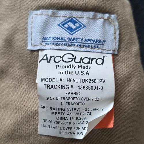 National Safety Apparel Arc Flash Suit 25 Cal W/ Glove Inflator image 4