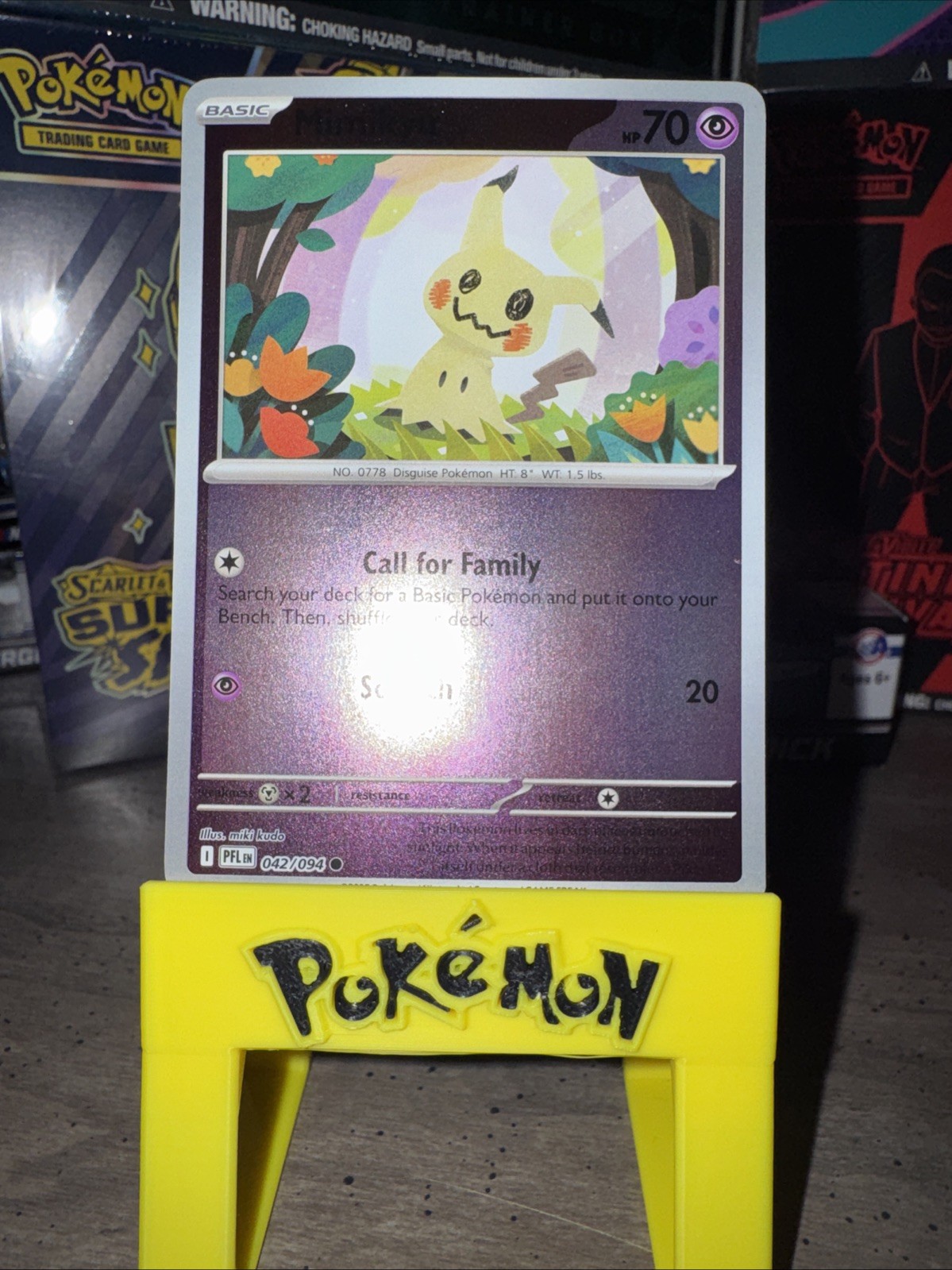 Mimikyu 42/94 Reverse Holo Phantasmal Flames