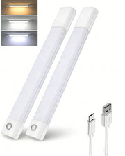 Cabinet Light Under Counter Closet Lighting, Wireless Magnetic USB Rechargeable