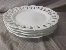 Lot of 4 La Porcellana Bianca Firenze 11 3/4-Inch Dinner Plate