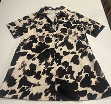 By Anthropologie Cow Print Dress In Size 8 Beautiful Preloved Condition.