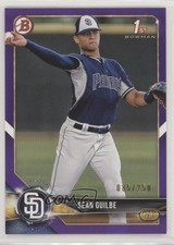 2018 Bowman Draft Purple 85/250 Sean Guilbe #BD-144 7i2