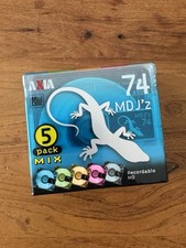 5-pack Axia J'z Series B Recordable MiniDiscs. 2001 Japan. New Sealed