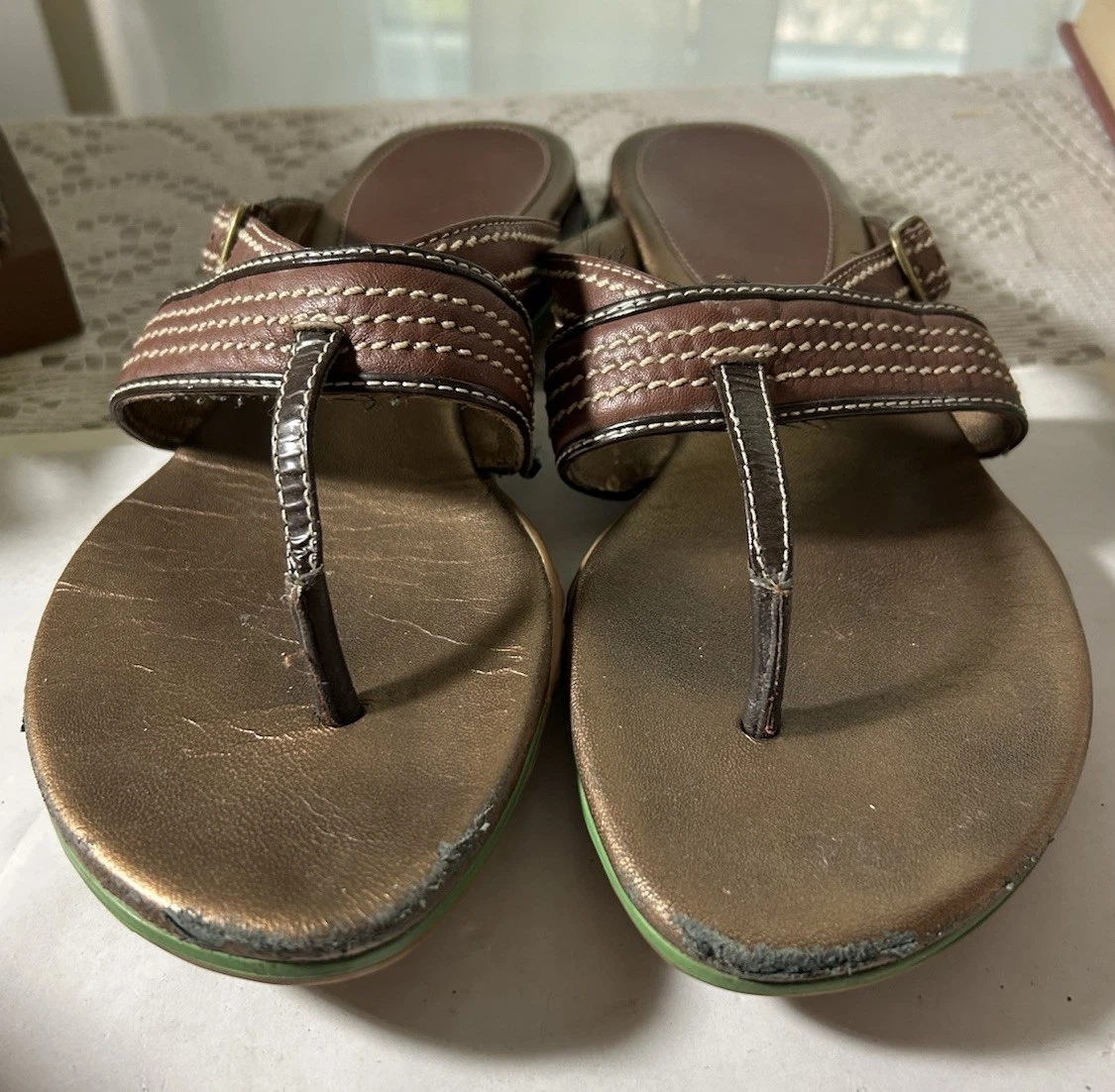 Sandali con perizoma Cole Haan Nikeair leggera usura (in punta vedi foto)