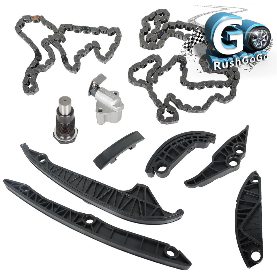 Kit de corrente de distribuição para Audi A3 A4 A5 A6 TT quattro Allroad VW Beetle Tiguan CC 2.0 - Imagem 2 de 4
