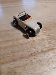 Vintage aurora tjet White hot rod roadster