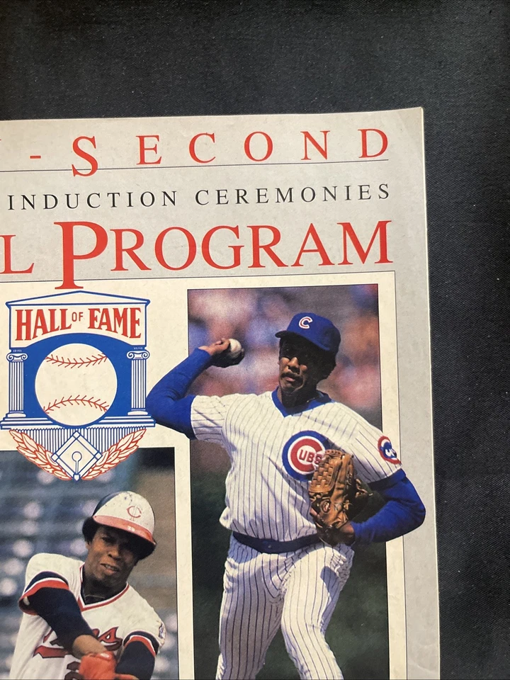 😎 1991 Rod Carew Gaylord Perry Fergie Jenkins Hall of Fame Induction Program ⚾️ - Image 3 of 4