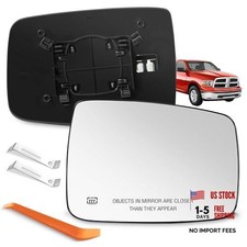 Compatible with Dodge Ram 1500 2500 Passenger Side Mirror Passenger Side  RH  