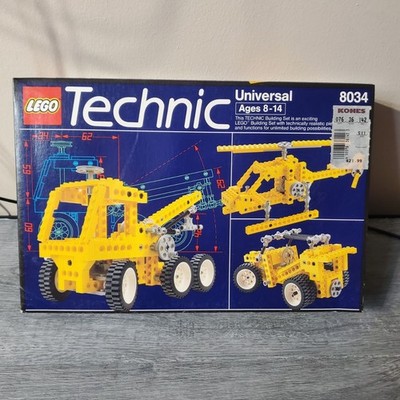 Vintage LEGO Technic 8034 Universal Building Set 1989 Complete Boxed 188 Pieces