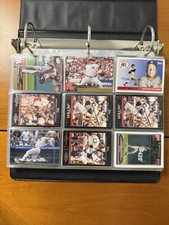 Baseball Cards Binder Collection Lot