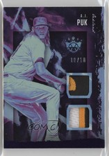 2020 Panini Diamond Kings DK Materials FOTL Purple 10/10 AJ Puk #DKM-AP s5q