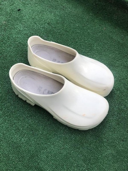 Women Birkenstock Boots White Rubber 39