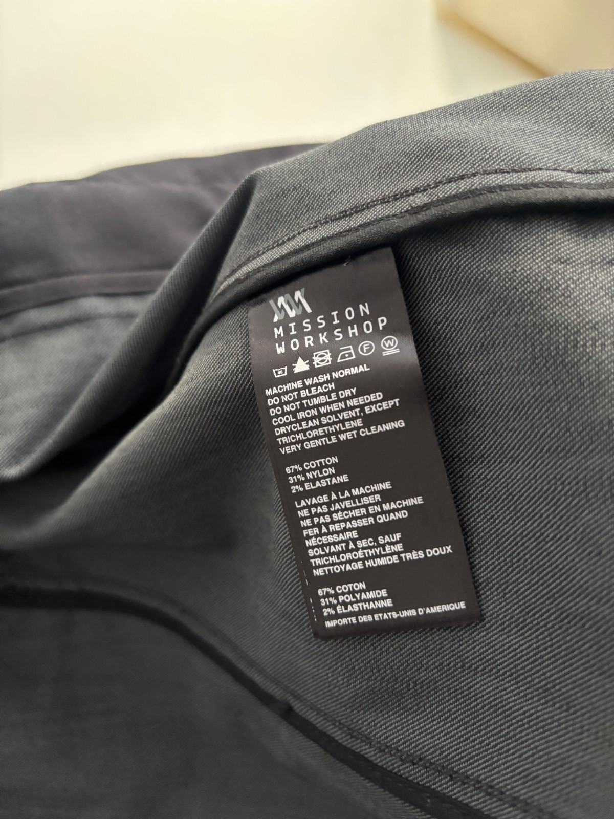 $660 Mission Workshop The Stack Black Denim Schoe… - image 9