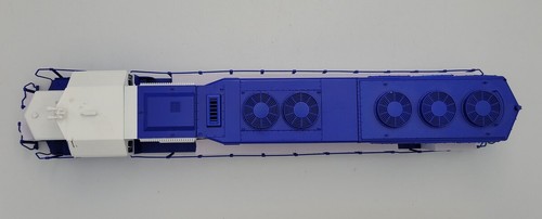 Carcasa locomotora diésel Lionel 4353-1 calibre O azul/blanco EMD Superbass #4353 | Condition: Used