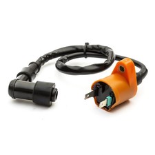 Motorcycle Performance IGNITION COIL 110cc 125cc 140cc HT Lead Spark Plug Cap