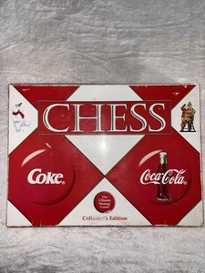 Vintage Limited Edition Coca Cola Chess Set NEVER USED