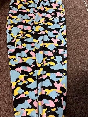 A Bathing Ape Rare Men Pants Bape Multicamo Sweatpants Limited Edition VHTF Popu