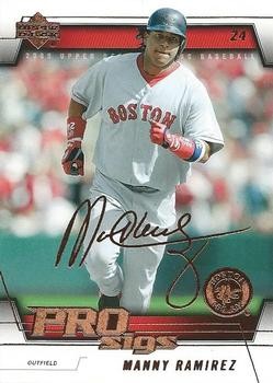 2005 Upper Deck Pro Sigs #18 Manny Ramirez RED SOX