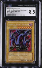 CGC 8.5 Serpent Night Dragon MRL-103 Magic Ruler Secret Rare Yu-Gi-Oh! 2002