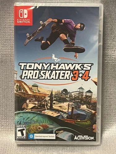 Tony Hawk's Pro Skater 3+4 - Nintendo Switch - Brand New Sealed Free Ship USA
