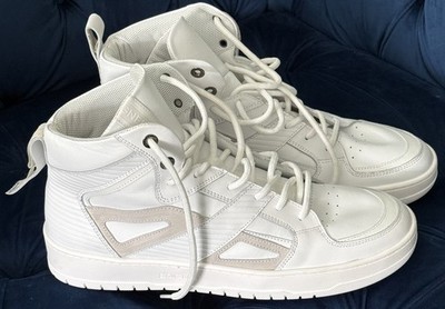Bogner Men's Shoes Sneakers White Size EU 44 High Top Made In Portugal