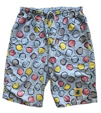 Mens Vintage OP Ocean Pacific Knee Buster Colorful Abstract Shorts USA Made sz L