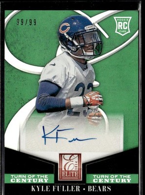 2014 Panini Elite Kyle Fuller Turn of the Century Autographs Rookie #/99 HS