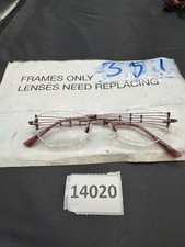 CHARMANT Eyeglass Frames Titanium Line Art XL 2000 RE Red