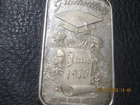 1OZ. 1973  GRADUATION  Silver Bar MADE IN U S A