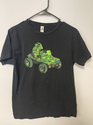 GORILLAZ Geep Alt Rock Hip Hop Album Art T-Shirt -Black Size Small
