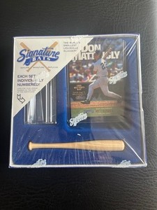 Signature Bats Series - DON MATTINGLY - Limited Edition Mini Bat, Card & Stand