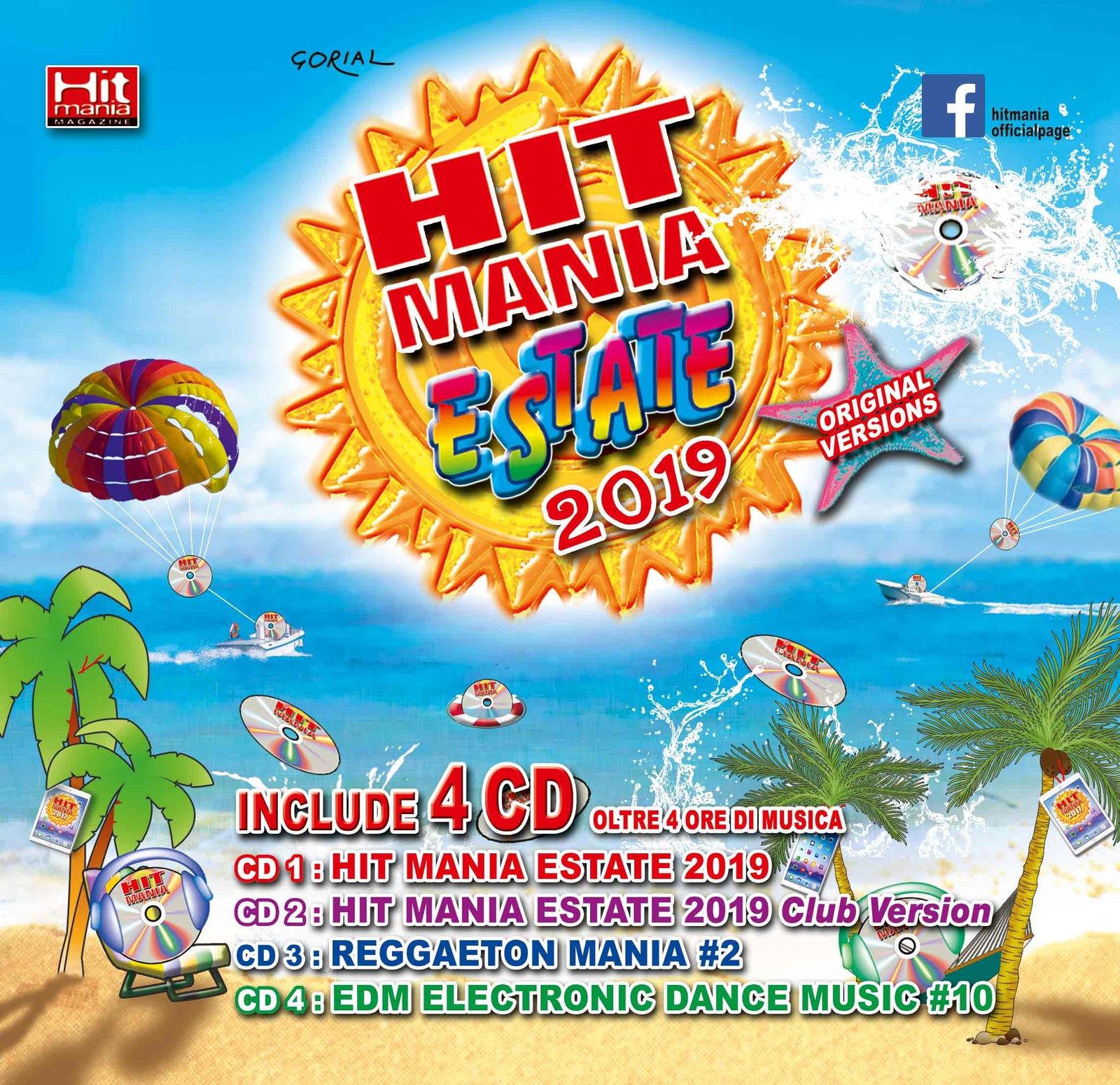 Aa.Vv. - Hit Mania Summer 2019 - 4 Cd + Magazine
