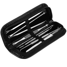 Acne Needle Blackhead Remover Pimple Blemish 1 Count Pack of 8 , Black