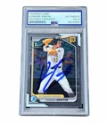Konnor Griffin Signed Card 1st Bowman Chrome Auto Pittsburg Pirates PSA