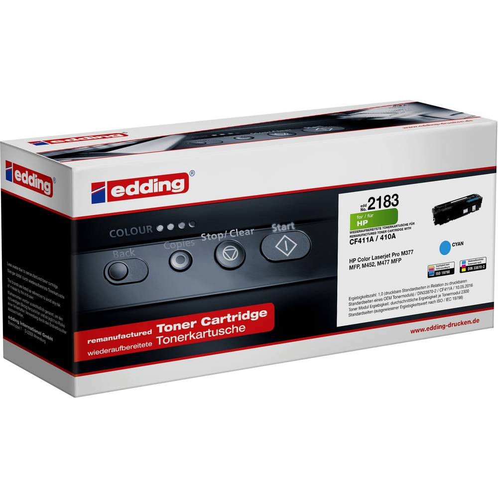 Тонер для струйной печати ersetzt HP 410A (CF411A) Совместимый голубой EDD-2183 18-2183