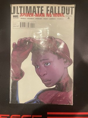 Marvel Ultimate Fallout #4 Spider-Man 2nd Printing Variant Cover by Pichelli