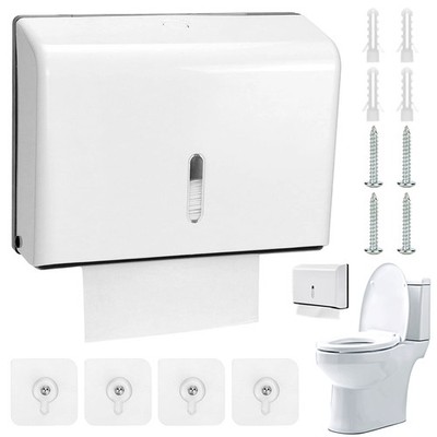 Universal Papierhandtuchspender Wand Bad WC Handtuchhalter für Falthandtücher