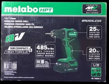 Metabo DS 18DDX S MultiVolt 18-volt 1/2-in Keyless Brushless Cordless Drill Kit