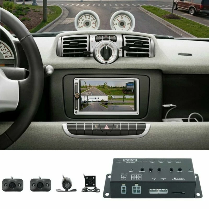 360°Car DVR Record Panoramic View All Round Rear View Camera 120°Lens View Angle - Image 4 of 4