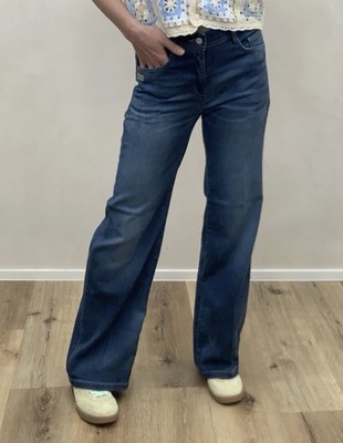 Gang Jeans Wide Leg ''94AMELIE'' Medium-waist Mid Blue Wash Gr. 32 (Q3)