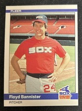 1984 Fleer Floyd Bannister Baseball Card #52 White Sox Pitcher EX O/C
