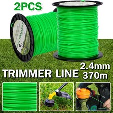 2PCS 2.4MM X 370M Round Nylon Cord Rope Strimmer Line Wire Brushcutter Trimmer 0.04 per metre