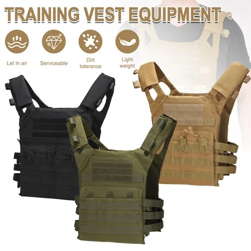 For Adult Portable Tactical Military Combat Assault Plate Carrier Chest Vest AHT
