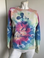 Walt Disney World girls XL tie dyed crew neck sweatshirt
