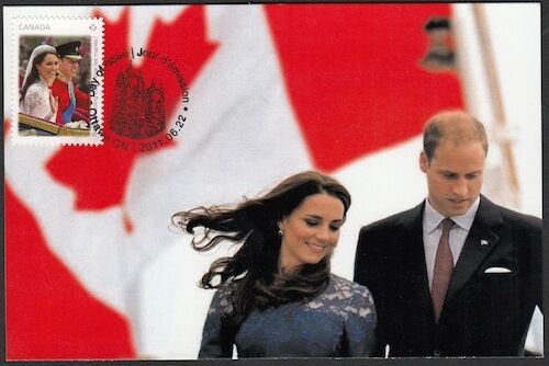 CANADA Sc# 2478 KATE & WILLIAM ROYAL VISIT to CANADA MAXICARD - Picture 1 of 1