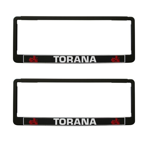 Torana Polymer Number Plate Frames. Suit 6 digit number plates. Set 2