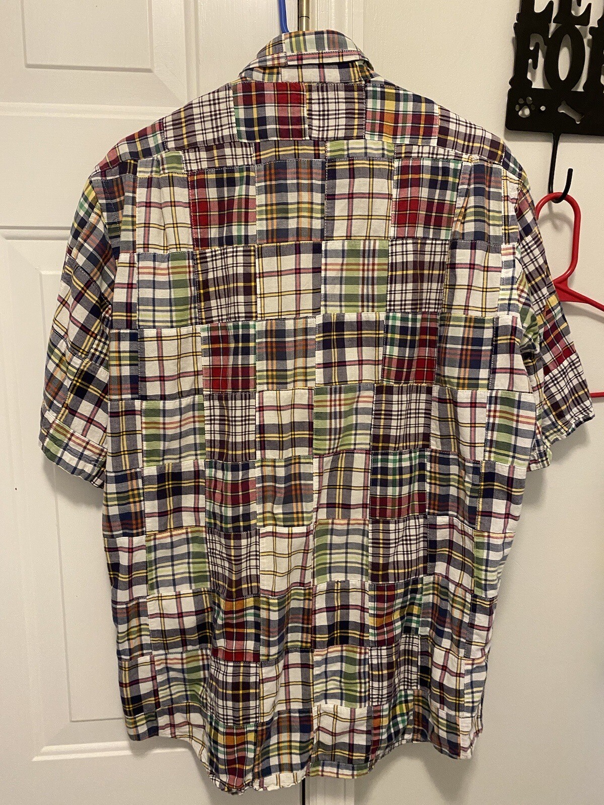 Daniel Cremieux Patchwork Plaid Button Down Shirt… - image 2